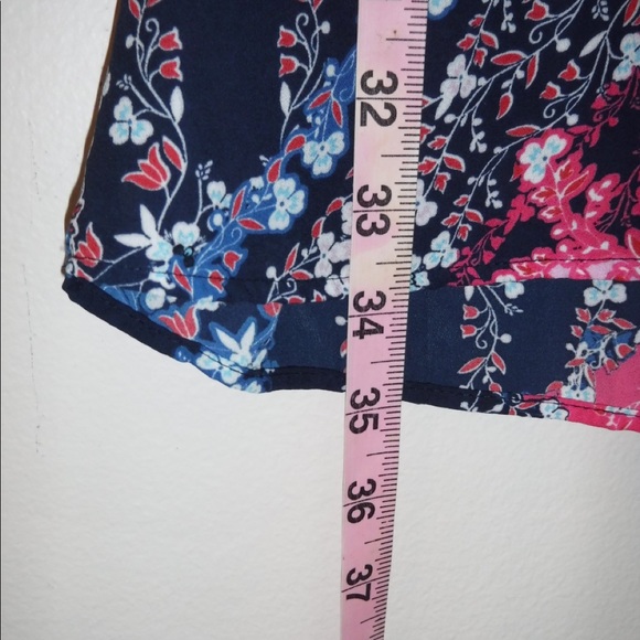 DR2- Floral MIDI Dress w/ Pleating Sz 2, Summer dress - Picture 5 of 7